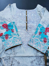 Pakistani Stitched Embroidery Lawn Suit Ready To Ship
