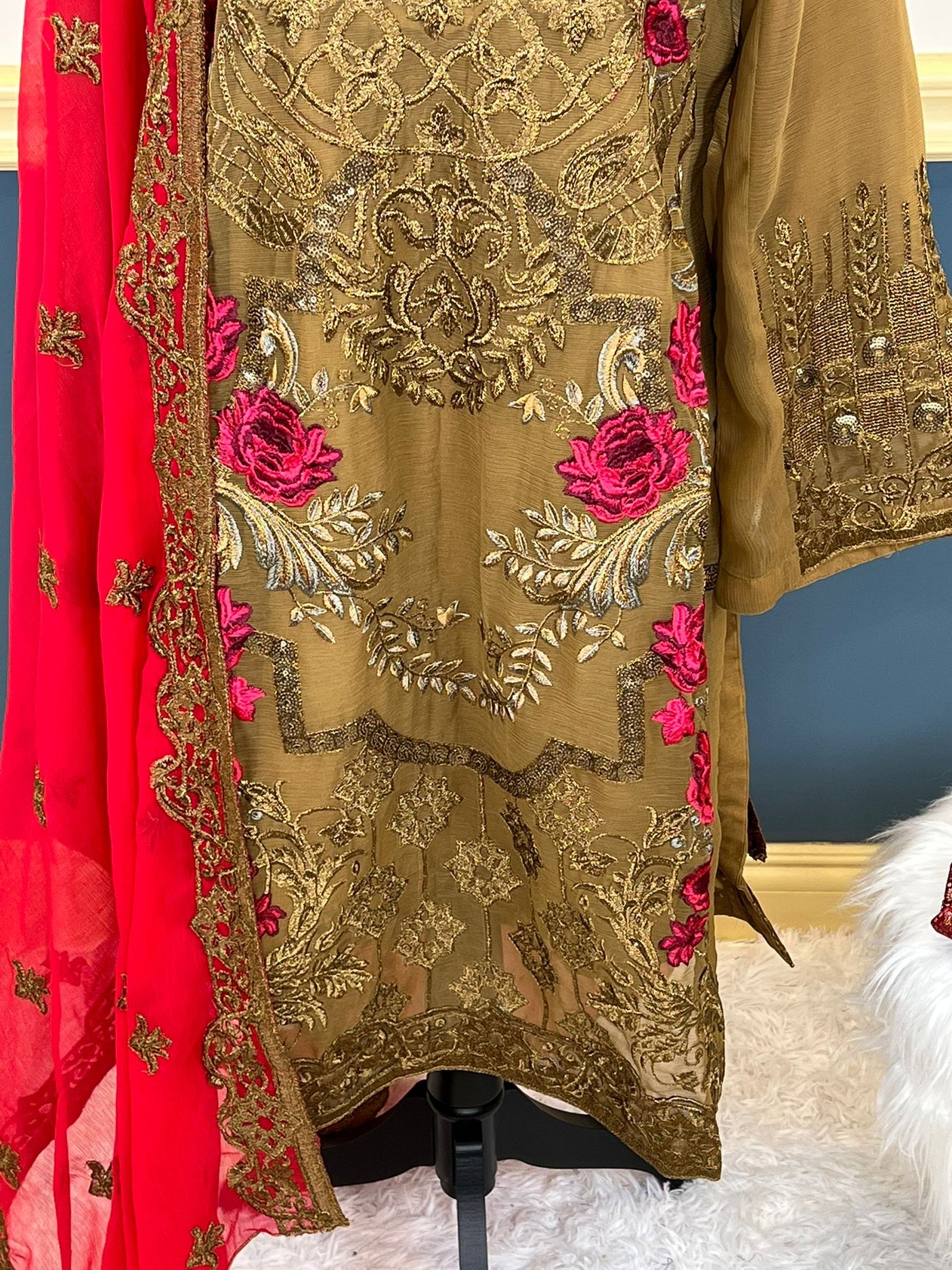 Pakistani Embroidered Party wear  Ready To Ship