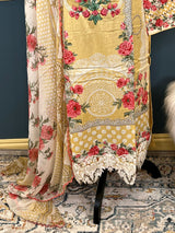 Pakistani Stitched Embroidered lawn Salwar kameez ready to ship