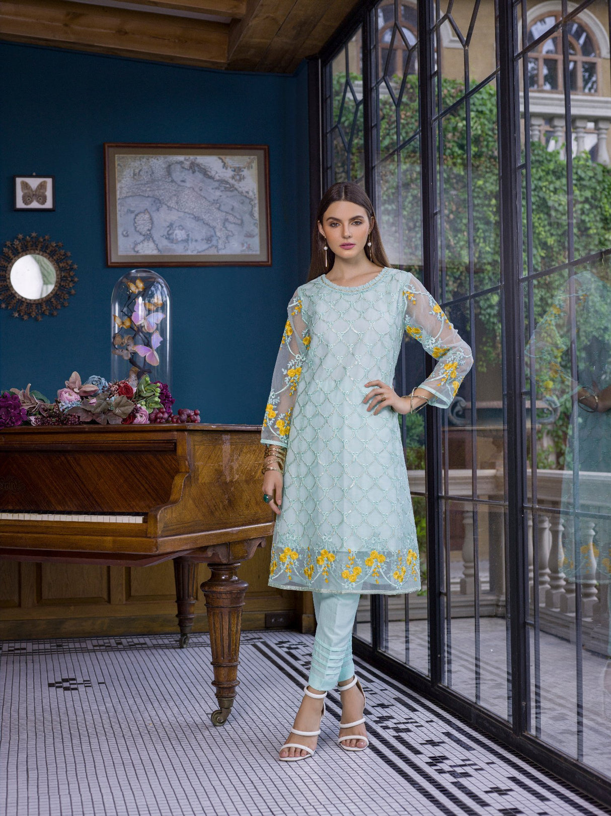 Azure Luxury Formals Kurti-100% Original Guaranteed