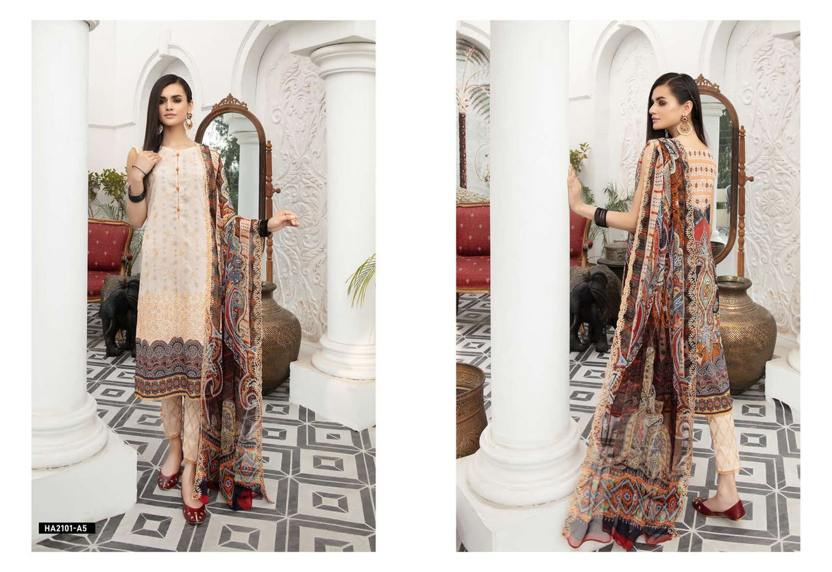 Hania Lawn Collection By Gull Jee-100% Original Guaranteed