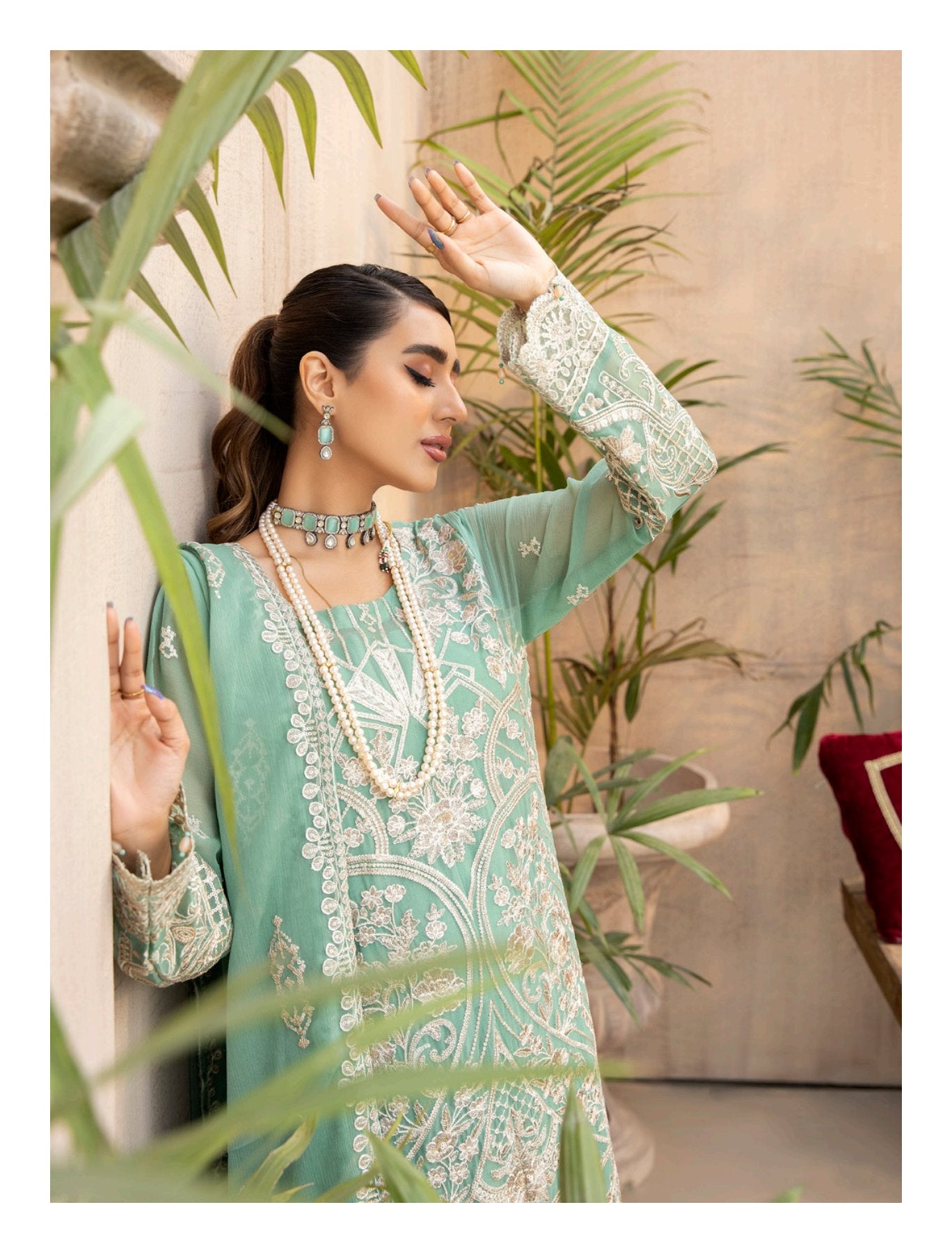 Janira By Adan’s Libas Embroidered Chiffon Collection