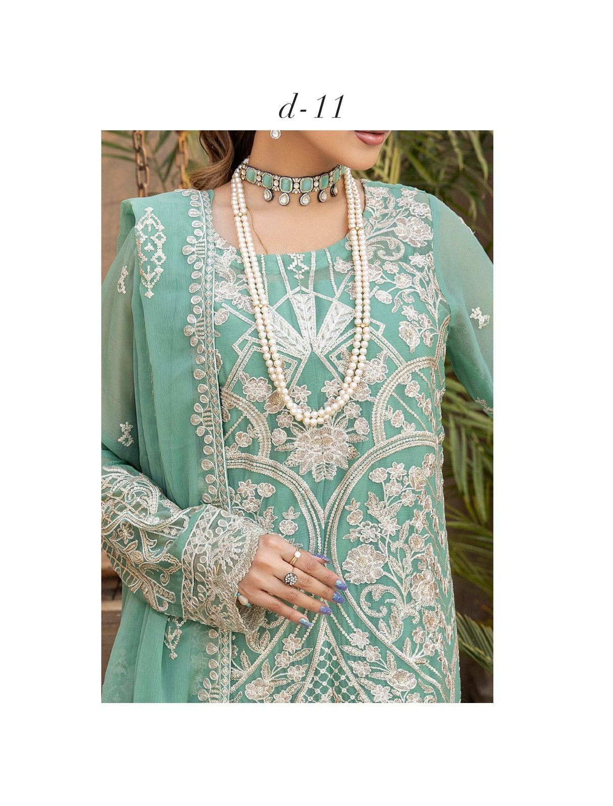 Janira By Adan’s Libas Embroidered Chiffon Collection