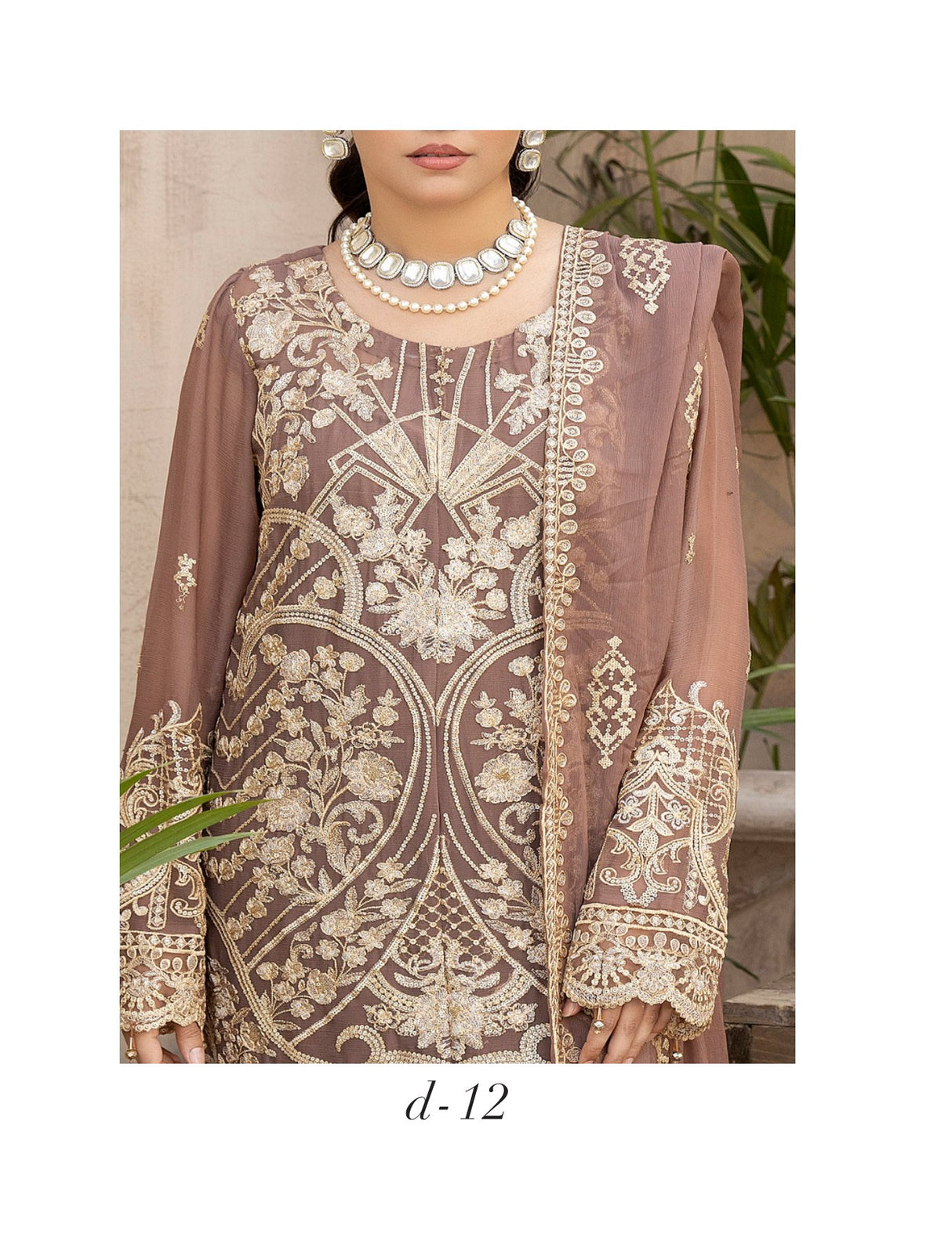 Janira By Adan’s Libas Embroidered Chiffon Collection