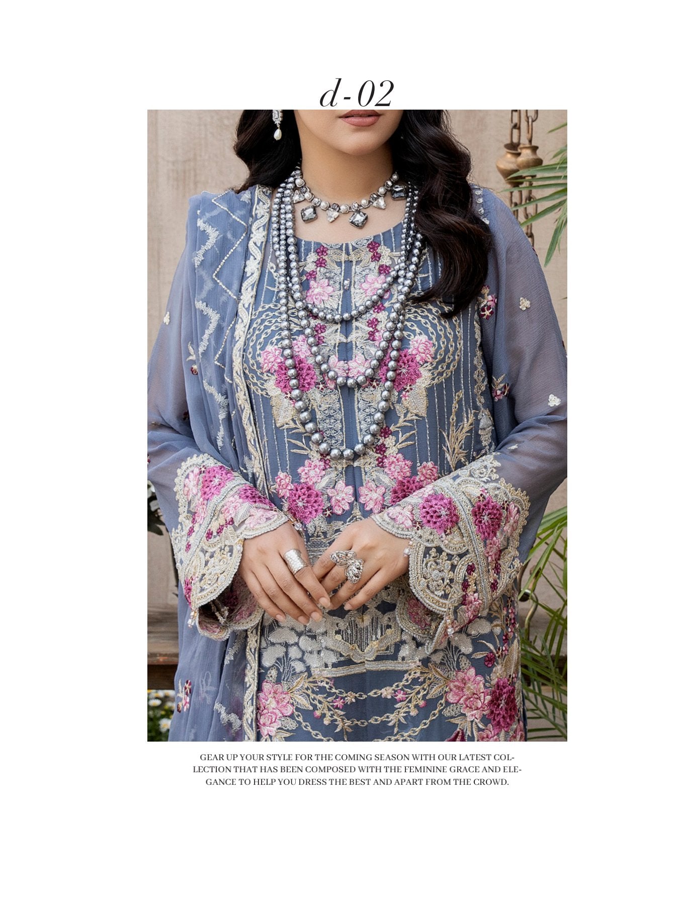 Janira By Adan’s Libas Embroidered Chiffon Collection