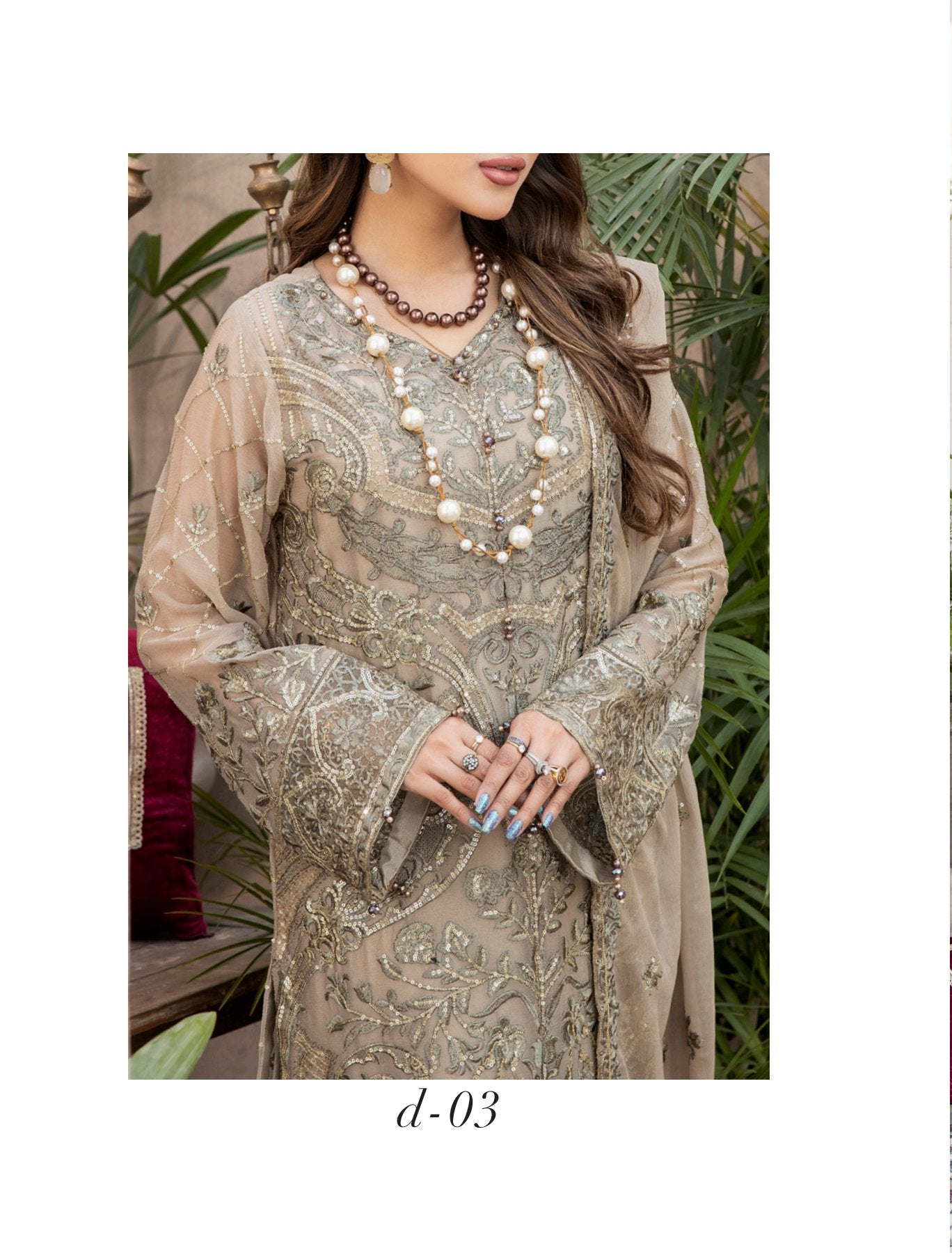 Janira By Adan’s Libas Embroidered Chiffon Collection