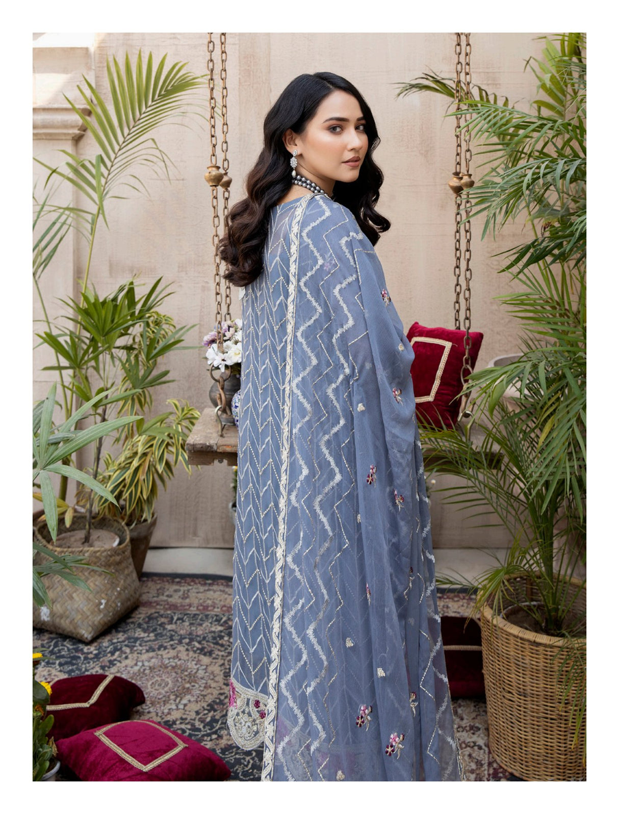 Janira By Adan’s Libas Embroidered Chiffon Collection