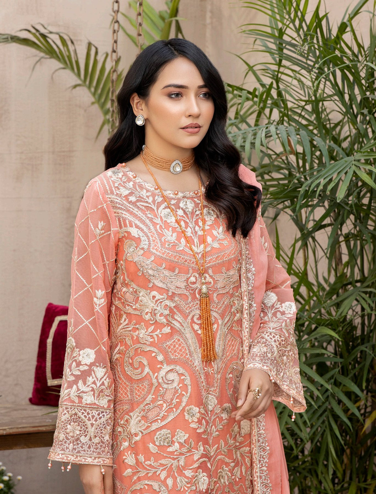 Janira By Adan’s Libas Embroidered Chiffon Collection