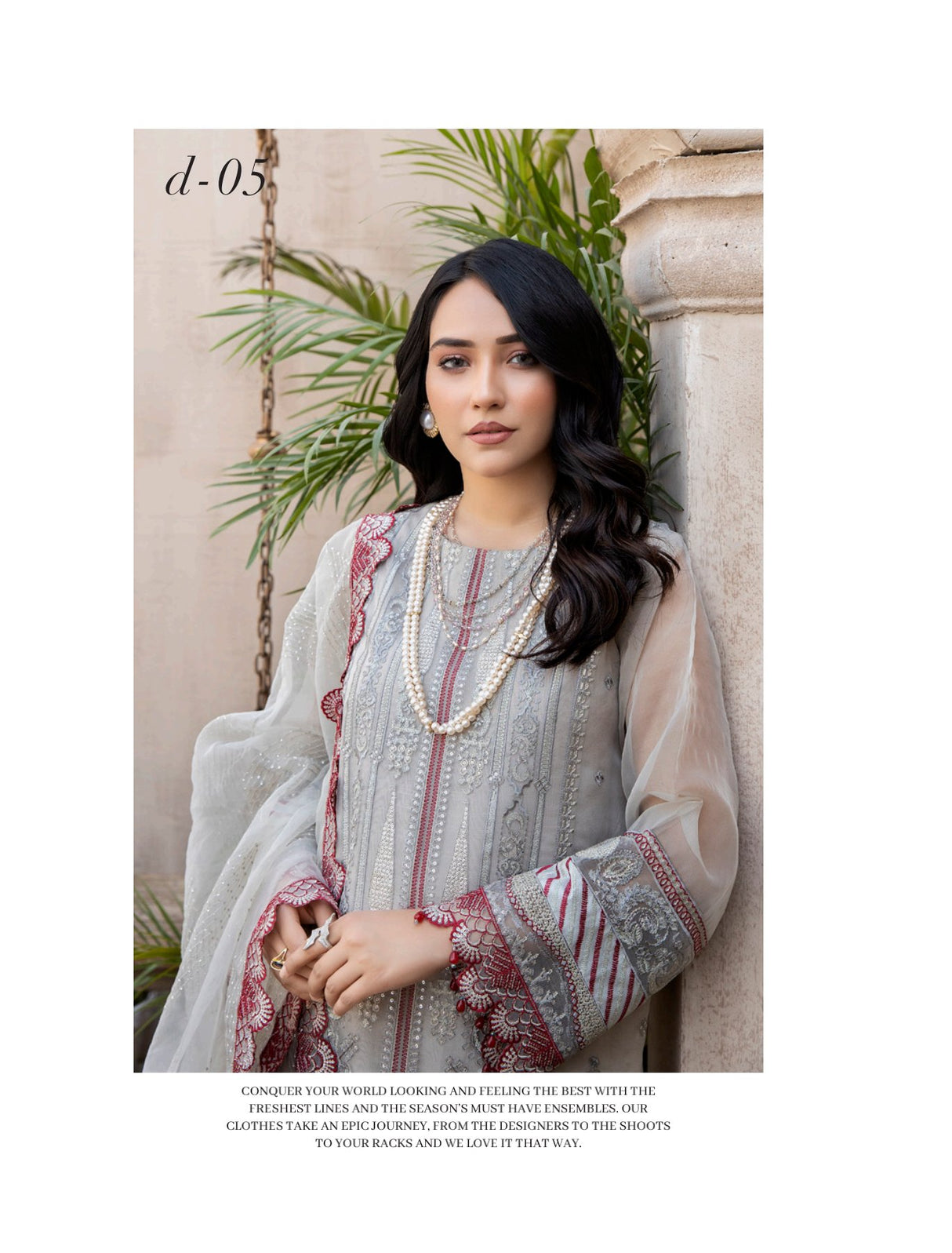 Janira By Adan’s Libas Embroidered Chiffon Collection