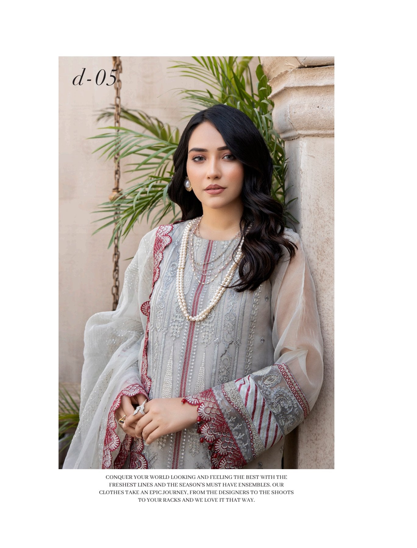 Janira By Adan’s Libas Embroidered Chiffon Collection