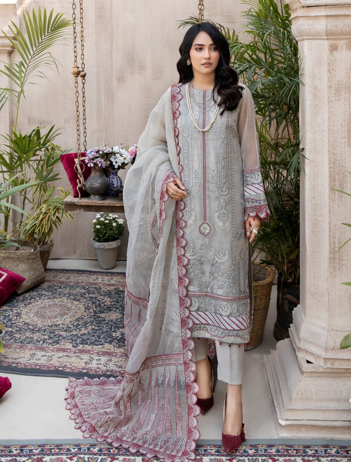 Janira By Adan’s Libas Embroidered Chiffon Collection