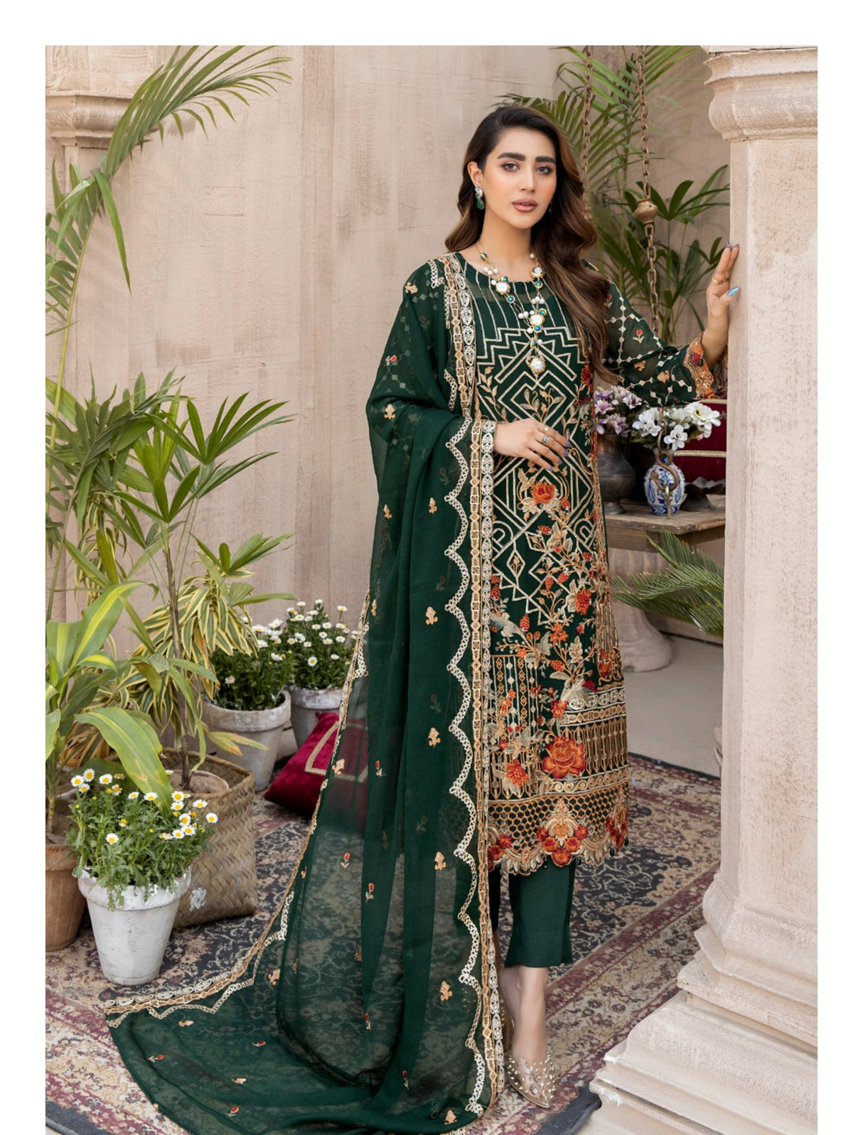 Janira By Adan’s Libas Embroidered Chiffon Collection