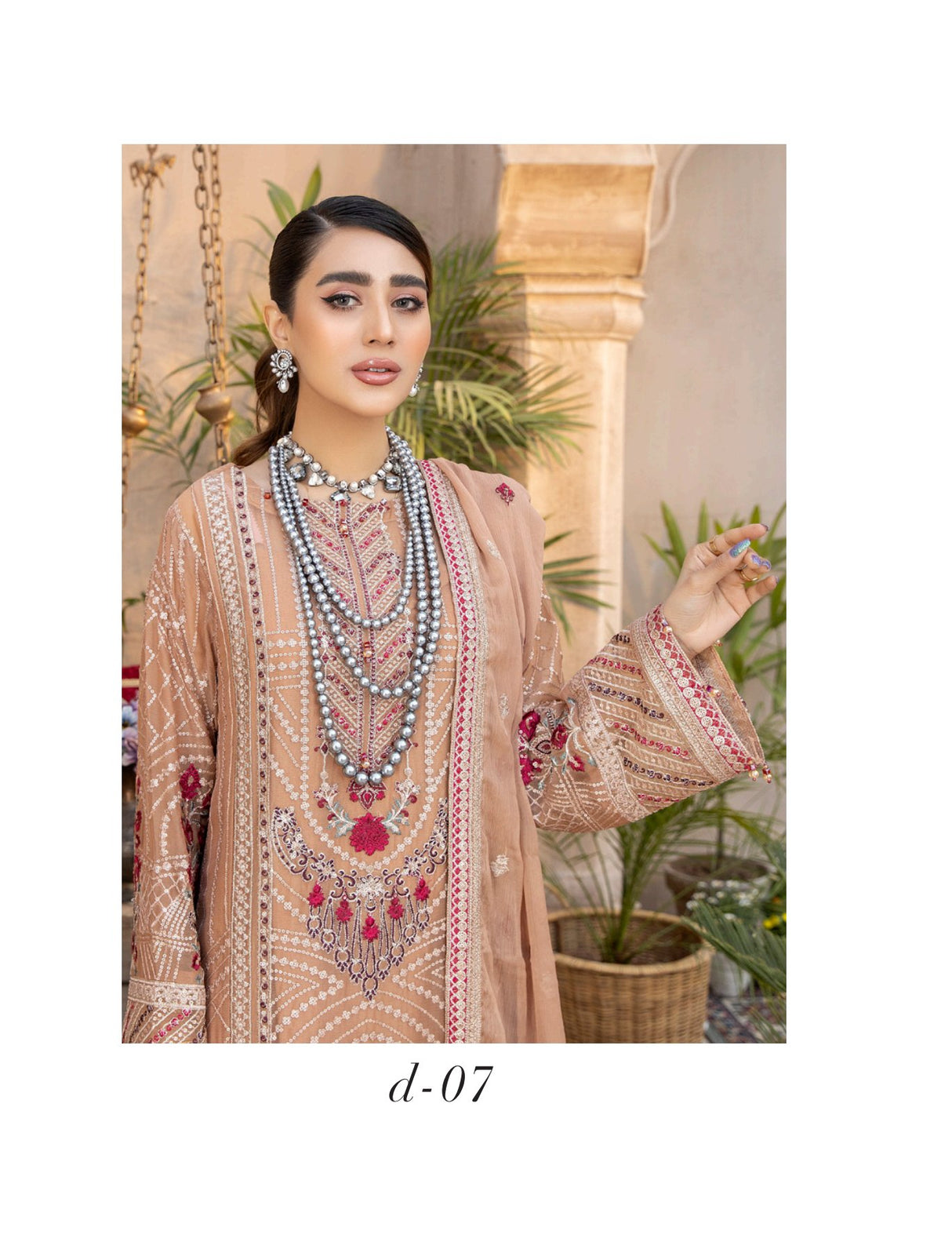 Janira By Adan’s Libas Embroidered Chiffon Collection