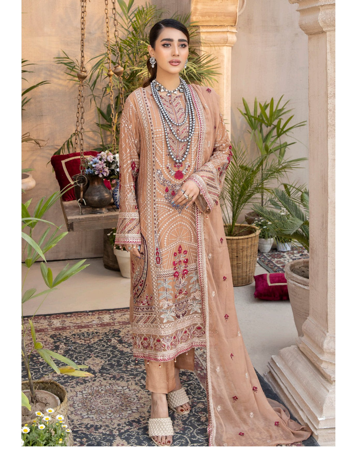 Janira By Adan’s Libas Embroidered Chiffon Collection