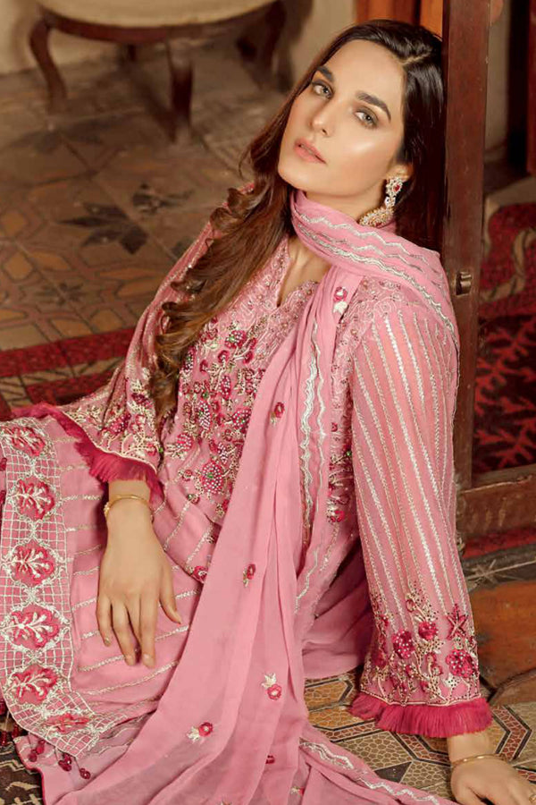 Zebaish Angan Luxury Embroidered Collection-100% Original Guarantee