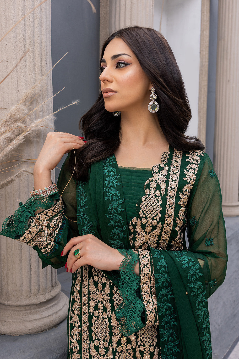 Azure Luxury Chiffon Eid Collection 100% Original