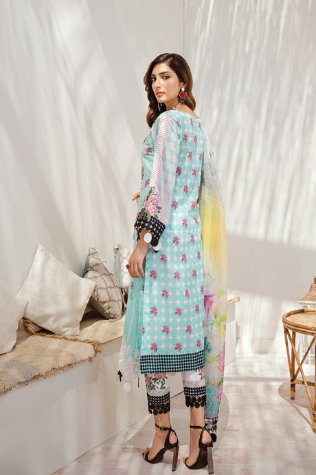 Azalea Embroidered Lawn Spring/Summer 2020-100% Original Guarantee