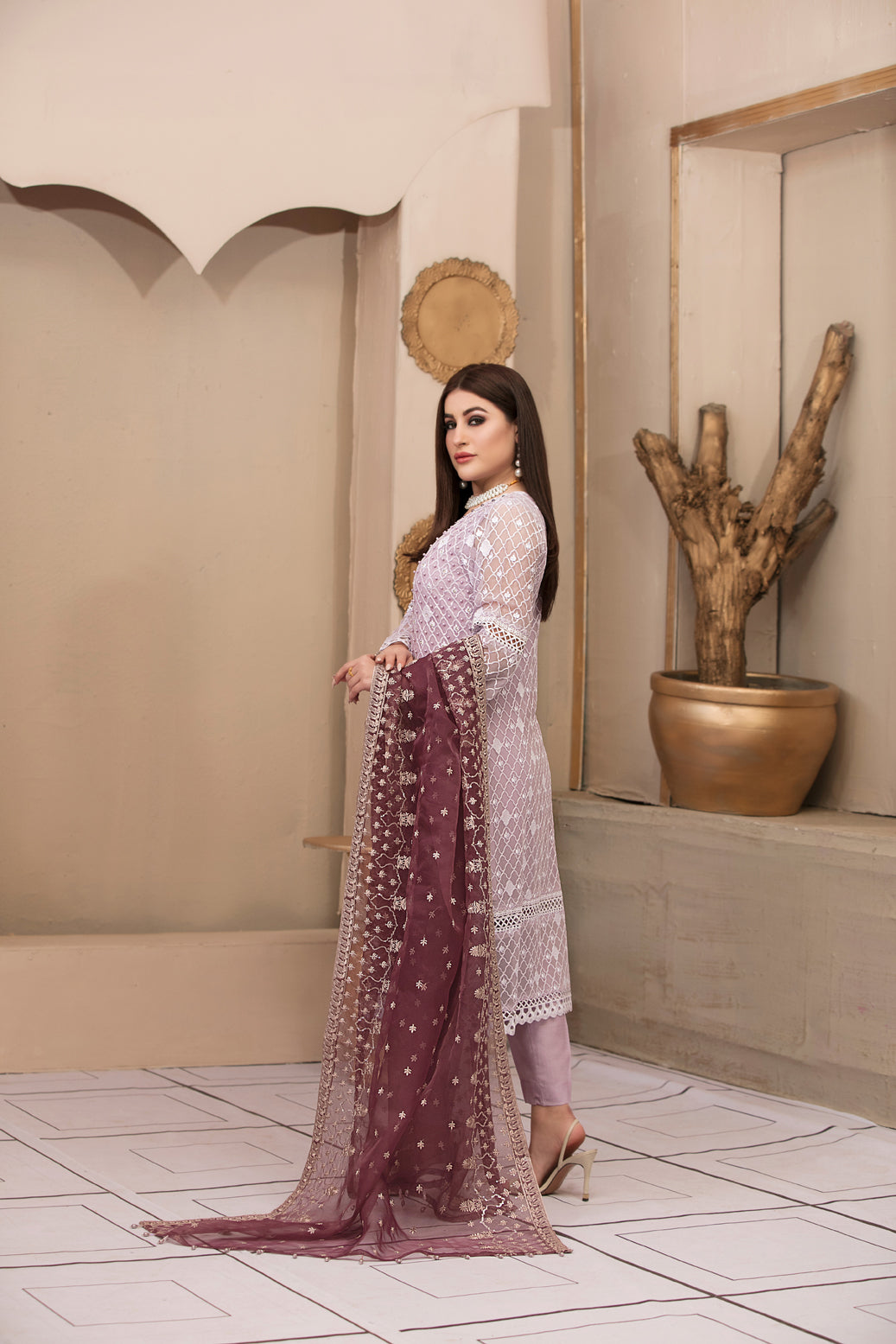 Tawakkal Embroidered Chiffon Collection-100% Original Guaranteed