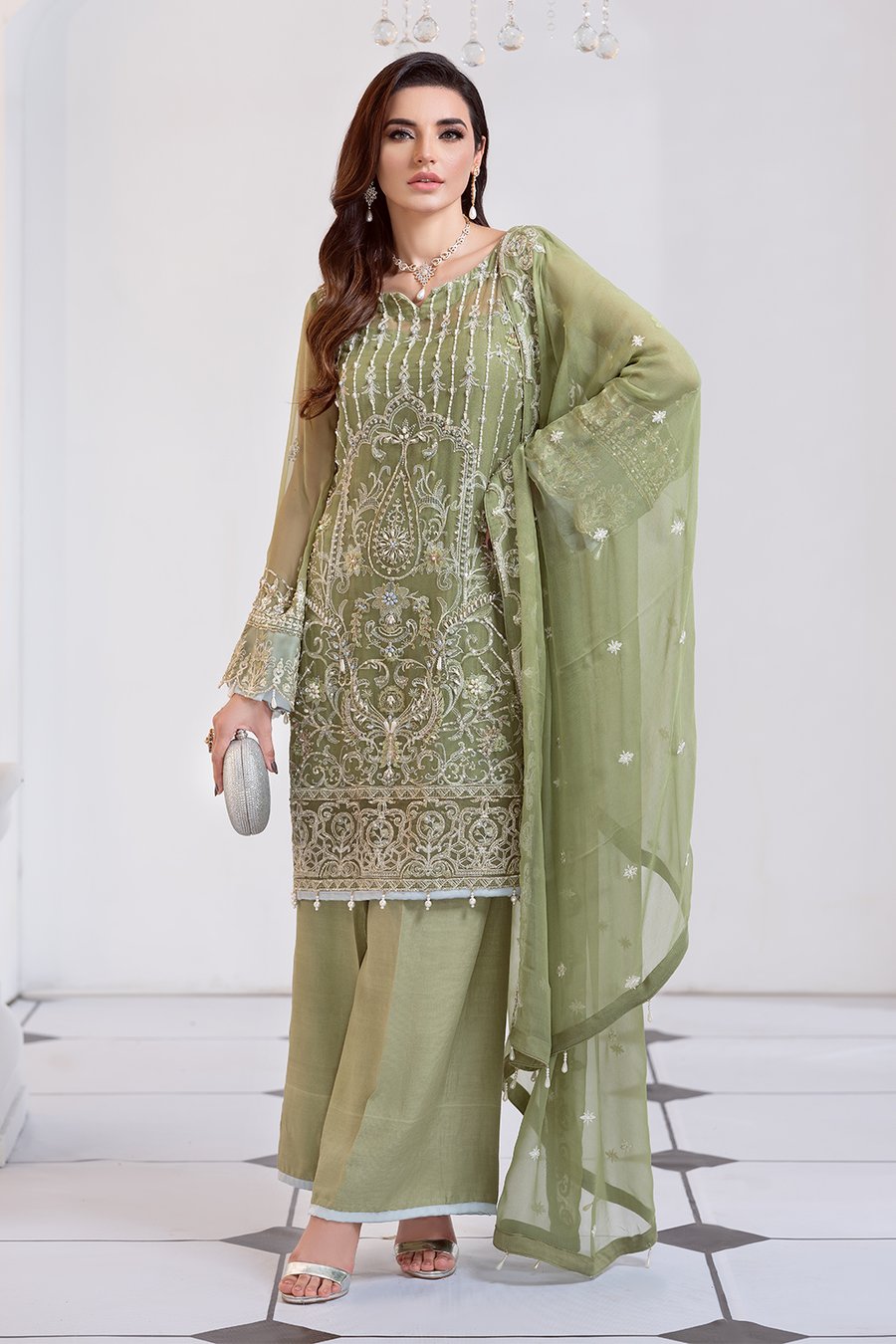 Meeral Luxury Chiffon Collection by Ashna -100% Original Guaranteed