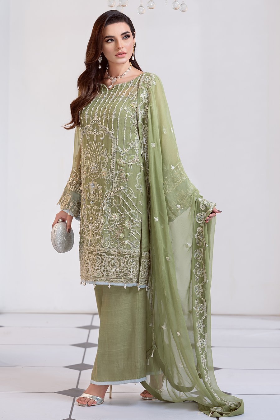 Meeral Luxury Chiffon Collection by Ashna -100% Original Guaranteed