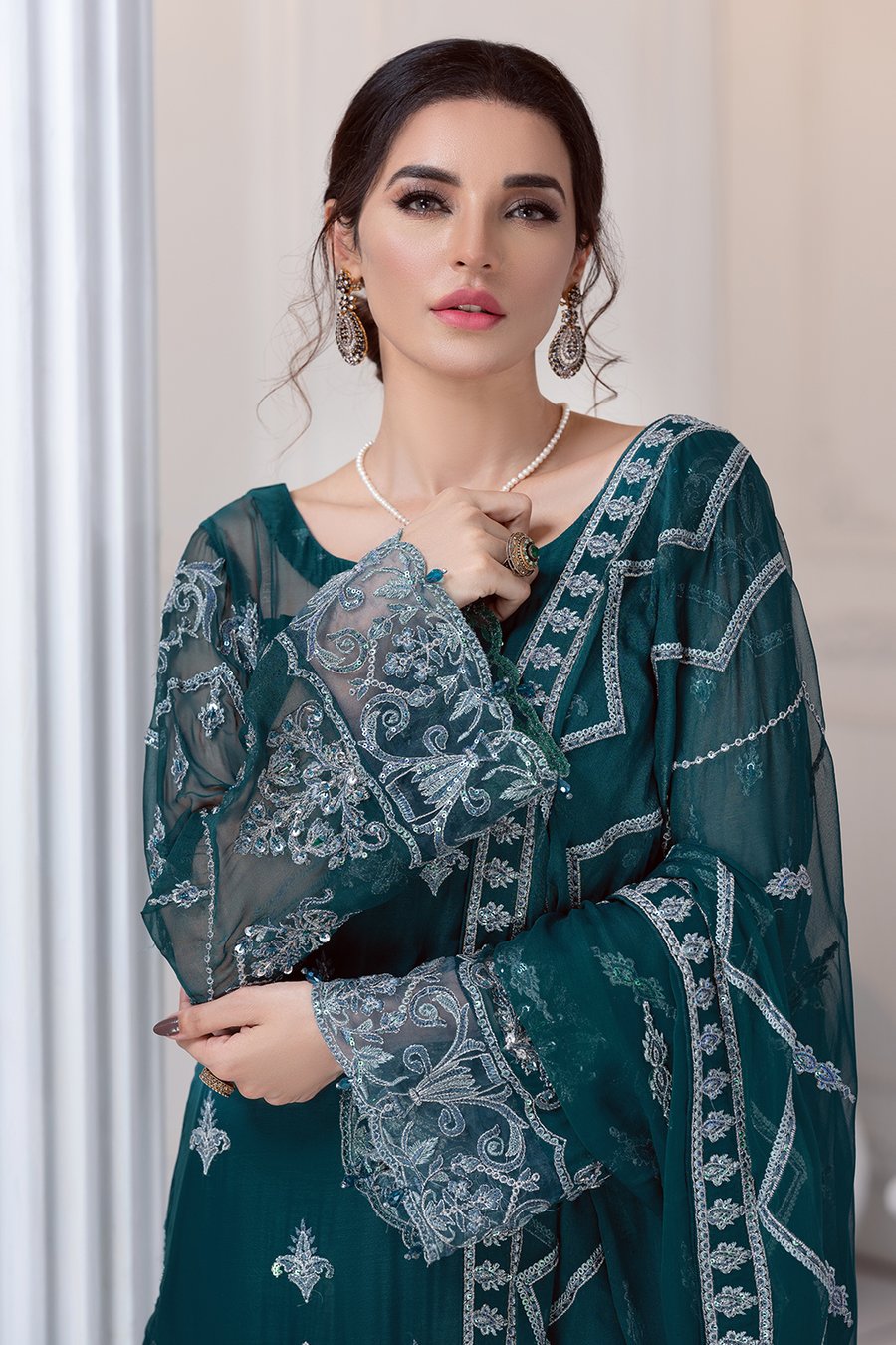 Meeral Luxury Chiffon Collection by Ashna 2021-100% Original Guaranteed