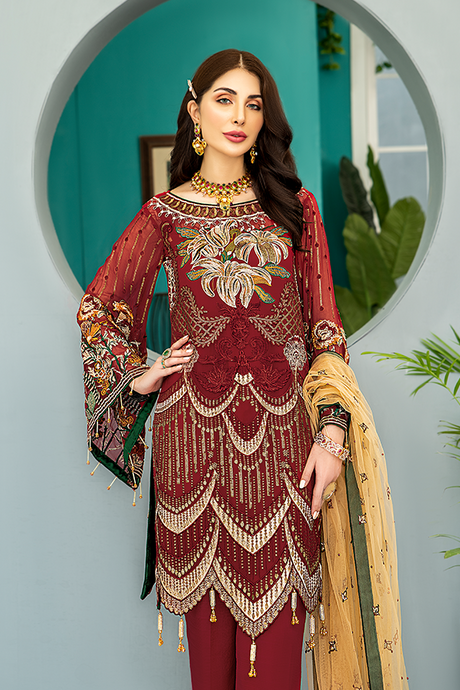 Maryam's Luxurious Embroidered Collection 2020- 100% Original Guaranteed
