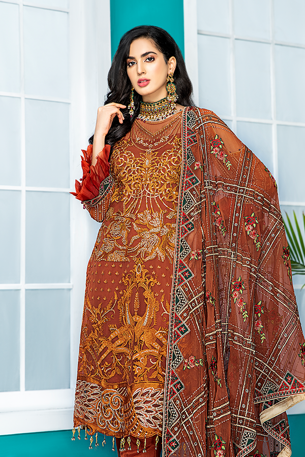 Maryam's Luxurious Embroidered Collection 2020- 100% Original Guaranteed