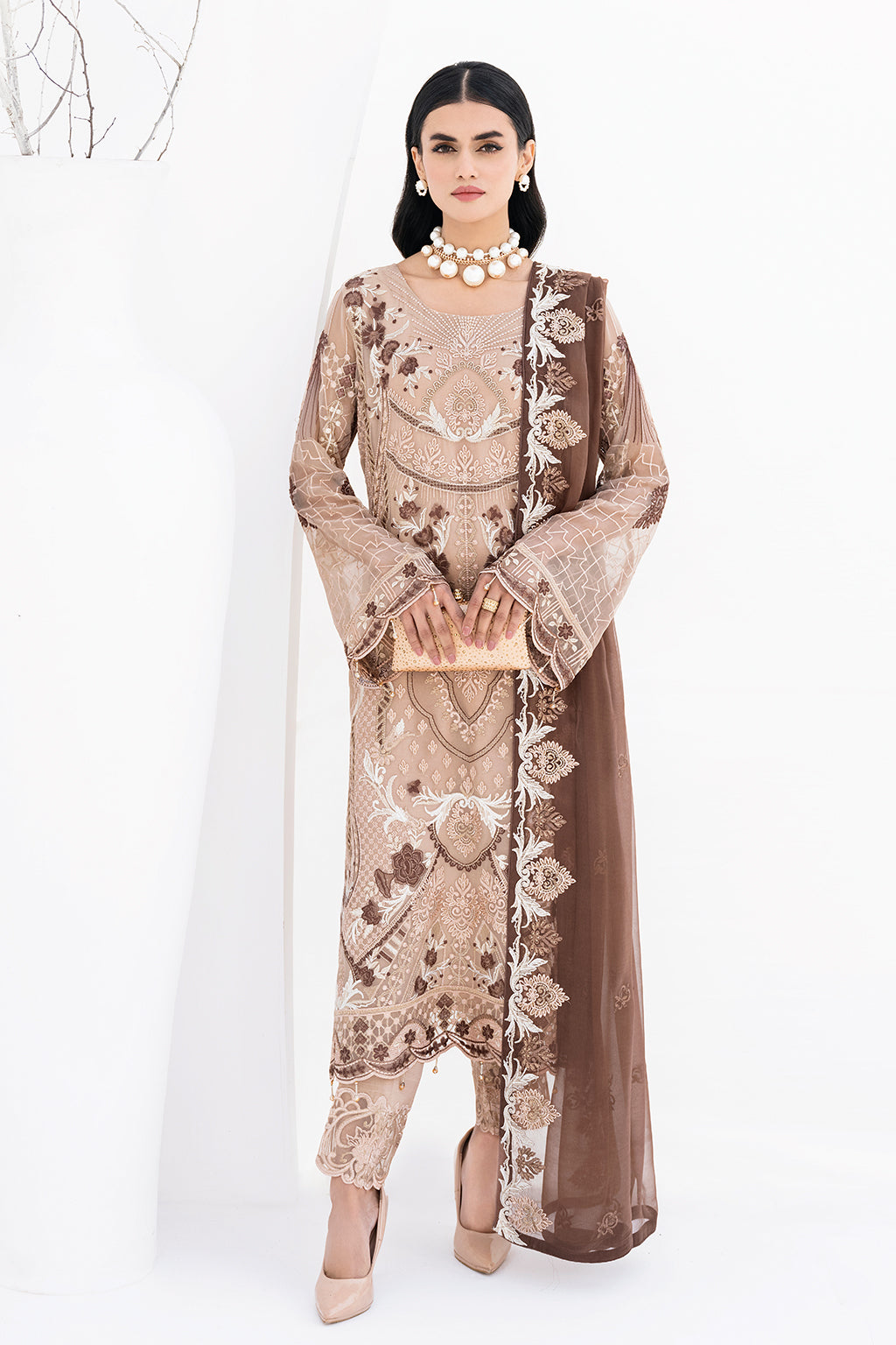 Chevron by Ramsha Chiffon Collection 100% Original