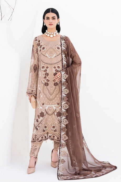 Chevron by Ramsha Chiffon Collection 100% Original