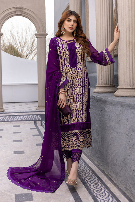 Azure Luxury Chiffon Eid Collection 100% Original