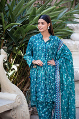 Merana Linen With Shawl Dupatta by Tawakkal 100% Original