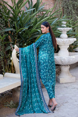 Merana Linen With Shawl Dupatta by Tawakkal 100% Original