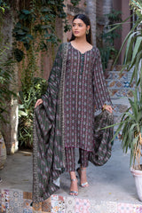 Merana Linen With Shawl Dupatta by Tawakkal 100% Original