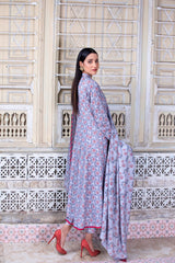 Merana Linen With Shawl Dupatta by Tawakkal 100% Original