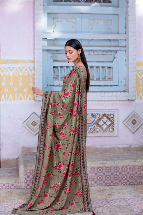 Merana Linen With Shawl Dupatta by Tawakkal 100% Original