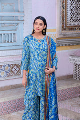 Merana Linen With Shawl Dupatta by Tawakkal 100% Original