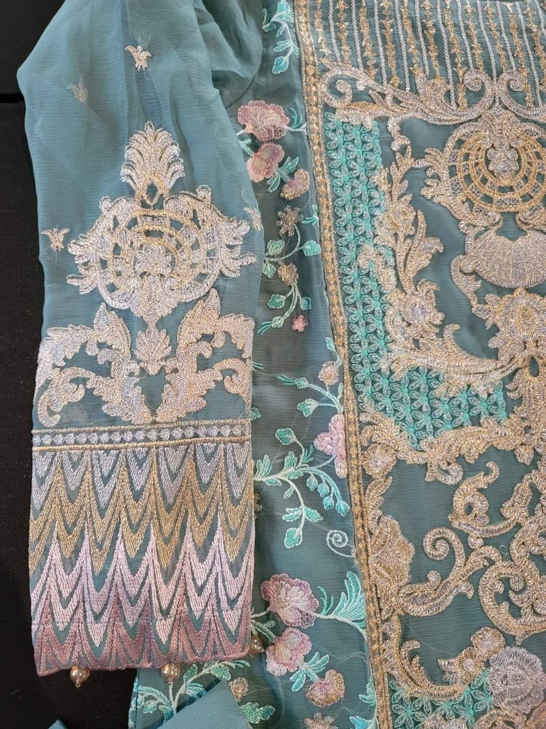 Pakistani Stitched Embroidery Party Wear Dresses Ready To Ship