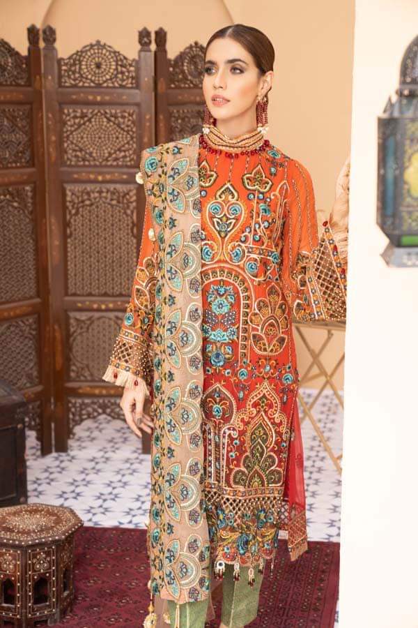 Adan's Libas Mehfil Wedding Festive Collection 2020- 100% Original Guaranteed