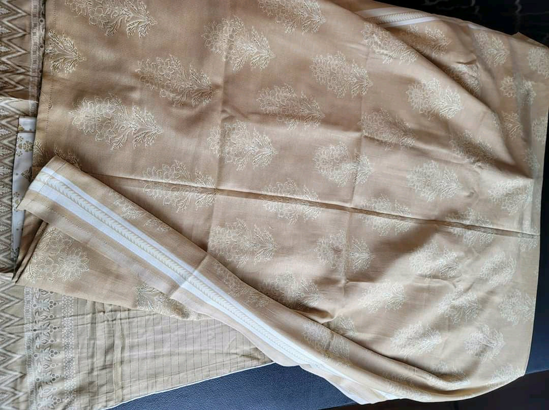 Pakistani linen Embroidered Salwar kameez Ready To Ship