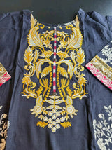 Pakistani linen Embroidered Salwar kameez Ready To Ship