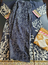 Pakistani linen Embroidered Salwar kameez Ready To Ship