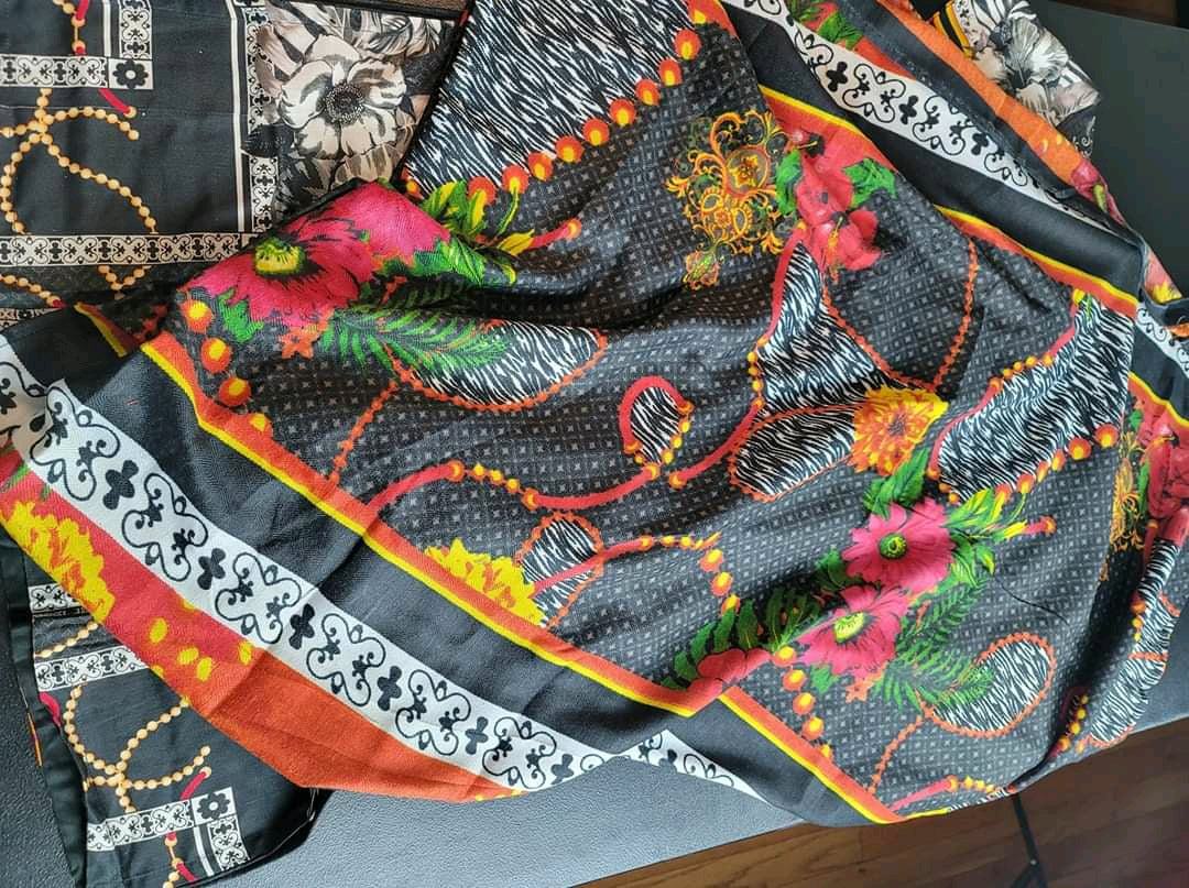 Pakistani linen Embroidered Salwar kameez Ready To Ship