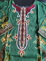 Pakistani linen Embroidered Salwar kameez Ready To Ship