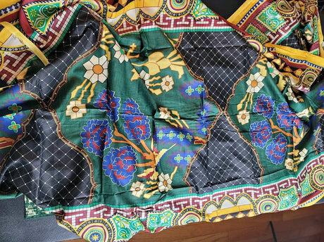 Pakistani linen Embroidered Salwar kameez Ready To Ship