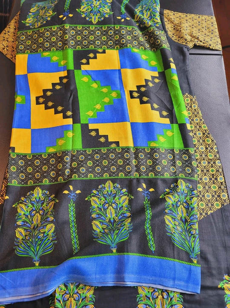 Pakistani linen Embroidered Salwar kameez Ready To Ship