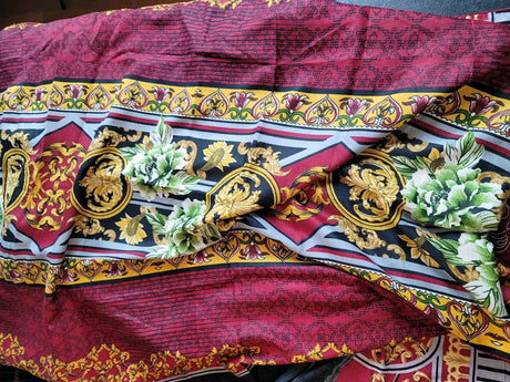 Pakistani linen Embroidered Salwar kameez Ready To Ship