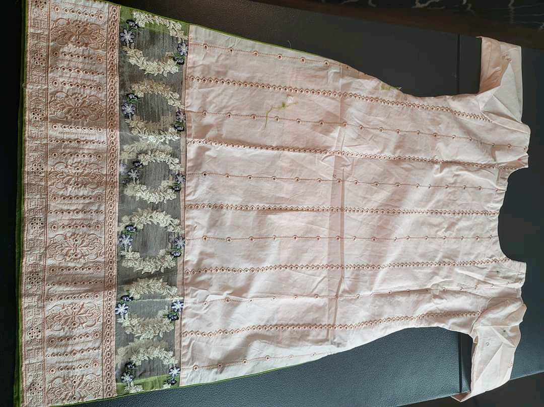 Pakistani Stitched Embroidery Lawn Suit Ready To Ship