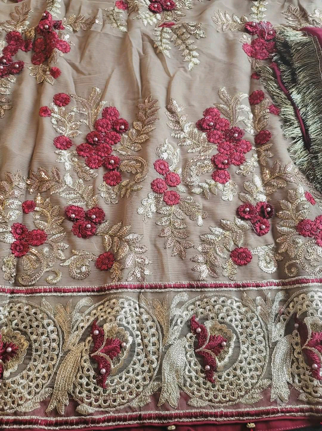 Pakistani Stitched Embroidery Party Wear Dresses Ready To Ship