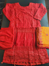 Pakistani Stitched Embroidery Party Wear Dresses Ready To Ship