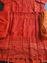 Pakistani Stitched Embroidery Party Wear Dresses Ready To Ship